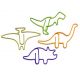 dinosaur animal shaped paper clips, decorative paper clips