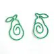 avocado decorative paper clips, fruit shaped paper clips