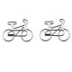 baby bike decorative paper clips, bicycle shaped paper clips