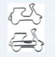 scooter shaped paper clips, fun decorative paper clips for gifts & accessories