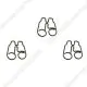 binoculars decorative paper clips, fun shaped paper clips