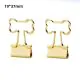 decorative binder clips with bone handles, custom gold binder clips