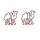camel shaped paper clips, animal decorative paper clips