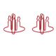 candlelight decorative paper clips, fun shaped paper clips