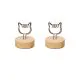 antique memo clips, memo holders with catty shape on the top