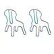 chair shaped paper clips, decorative paper clips