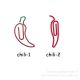 chili decorative paper clips, red pepper shaped paper clips