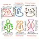 fun Christmas shaped paper clips, cute decorative paper clips