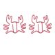 crab animal shaped paper clips, decorative paper clips