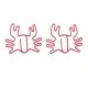 crab animal shaped paper clips, decorative paper clips