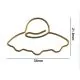 flying saucer shaped paper clips, fun decorative paper clips