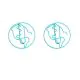 globe decorative paper clips, earth shaped paper clips