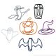 Halloween shaped paper clips, cute decorative paper clips