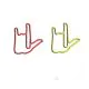 fun hand shaped paper clips, cute decorative paper clips