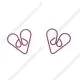 heart shaped paper clips, cute decorative paper clips