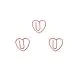 heart shaped paper clips, heart paper clips