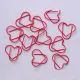loving heart shaped paper clips, decorative paper clips for wedding
