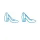 high heel decorative paper clips, fun promotional paper clips