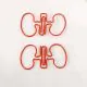 kidney shaped paper clips, decorative paper clips