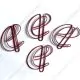 cute letter e shaped paper clips, decorative paper clips