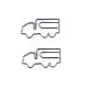lorry shaped paper clips, truck decorative paper clips