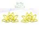 lotus shaped paper clips, decorative paper clips