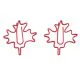 maple leaf shaped paper clips, decorative paper clips
