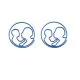 maternal love decorative paper clips, fun shaped paper clips