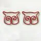 owl decorative paper clips, animal shaped paper clips