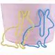 rabbit animal paper clips, fun shaped paper clips