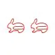 rabbit decorative paper clips, animal shaped paper clips