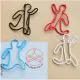 runner shaped paper clips, cute decorative paper clips