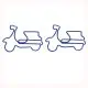 scooter decorative paper clips, shaped paper clips