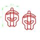 Spartan helmet shaped paper clips, cute decorative paper clips