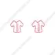 T-shirt shaped paper clips, cute decorative paper clips
