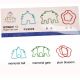 Taiwan scenery shaped paper clips, decorative paper clips