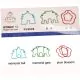 Taiwan scenery shaped paper clips, decorative paper clips