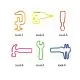 tool decorative paper clips, fun promotional paper clips