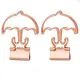 umbrella decorative binder clips, custom binder clips