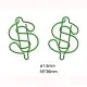 US dollar sign jumbo paper clips, $ extra large paper clips