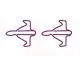 warplane shaped paper clips, fighter jet decorative paper clips
