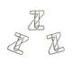 letter Z shaped paper clips, decorative paper clips,