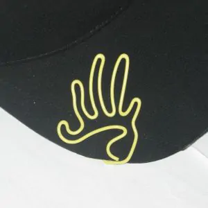 hat brim clips in antler shape, decorative brim clips