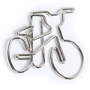 bicycle jumbo paper clips, giant bike paper clips