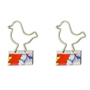 bird decorative binder clips, custom binder clips