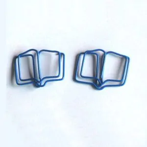 book shaped paper clips, cute decorative paper clips
