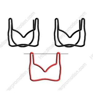 brassiere promotional paper clips, bra decorative paper clips