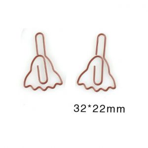 broom shaped paper clips, fun promotional paper clips