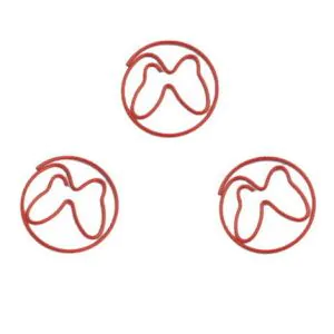 butterfly shaped paper clips, insect decorative paper clips