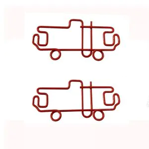 fun caboose shaped paper clips, train decorative paper clips